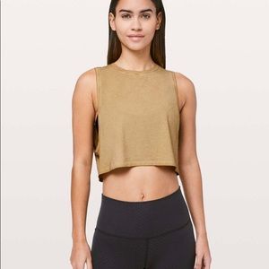 lululemon Muscle Love Crop Tank *Fade - Washed Gleam - size 10